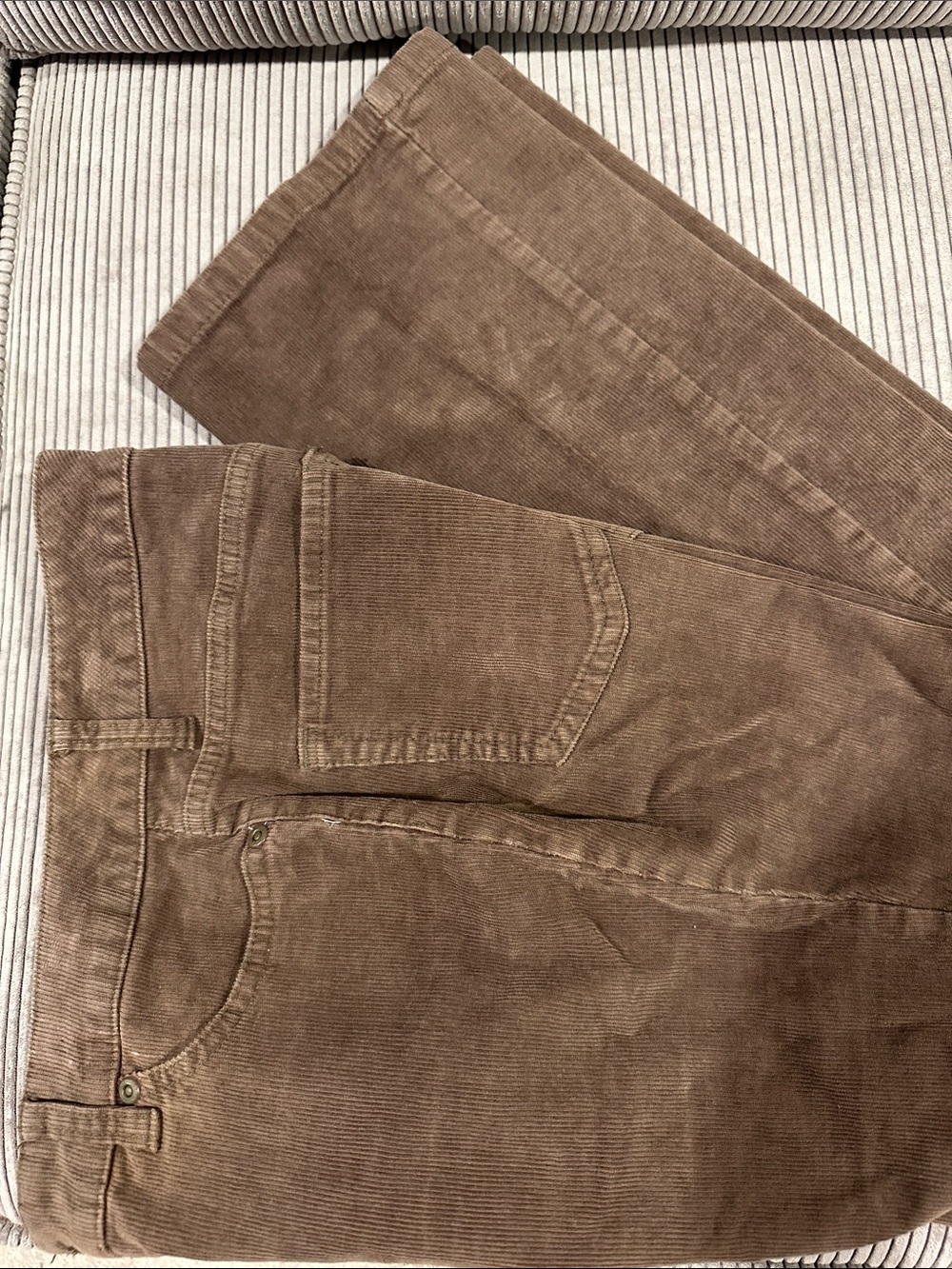 St. John's Bay Brown Straight Leg Corduroy Pants